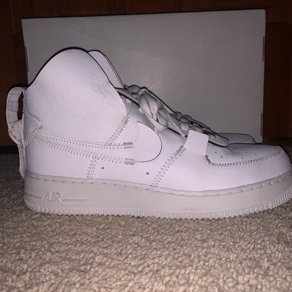 Nike PSNY x Air Force 1 High Triple White 2018 - Picture 3 of 8